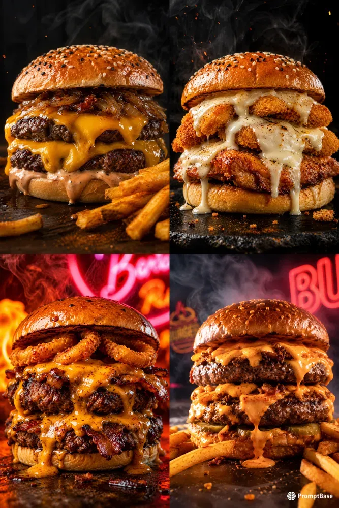 Cinematic Burger Ads
