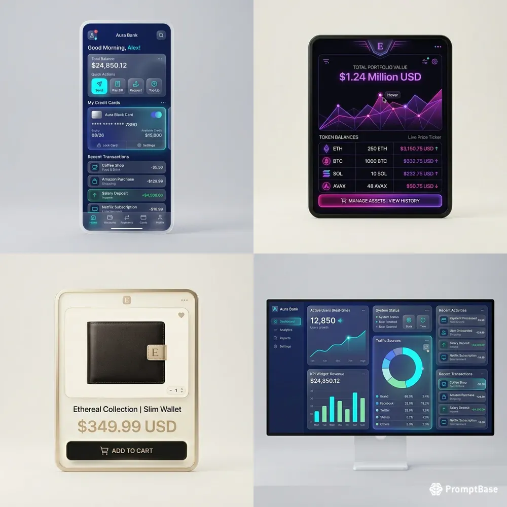Modern Highfidelity UIux Components