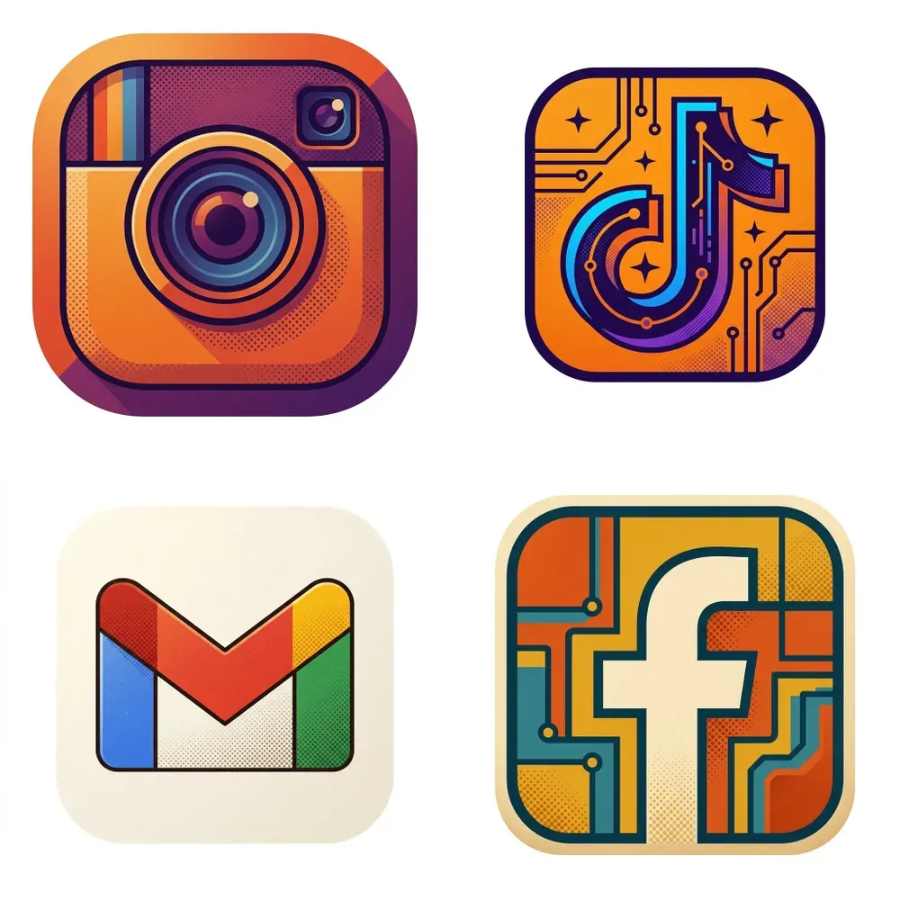 70s Scifi Icon Generator