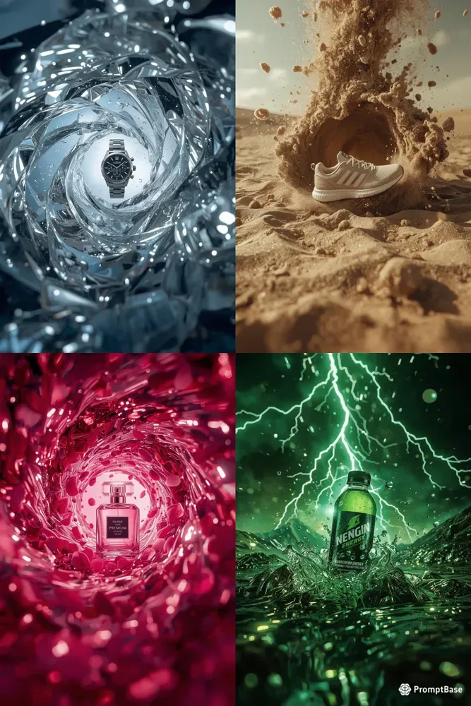 Surreal Natural Phenomenon Product Ads