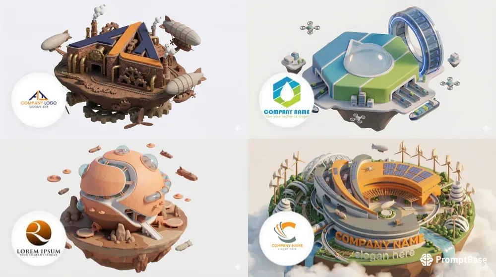Chronobrand Logos To 3D Arch Evolutions