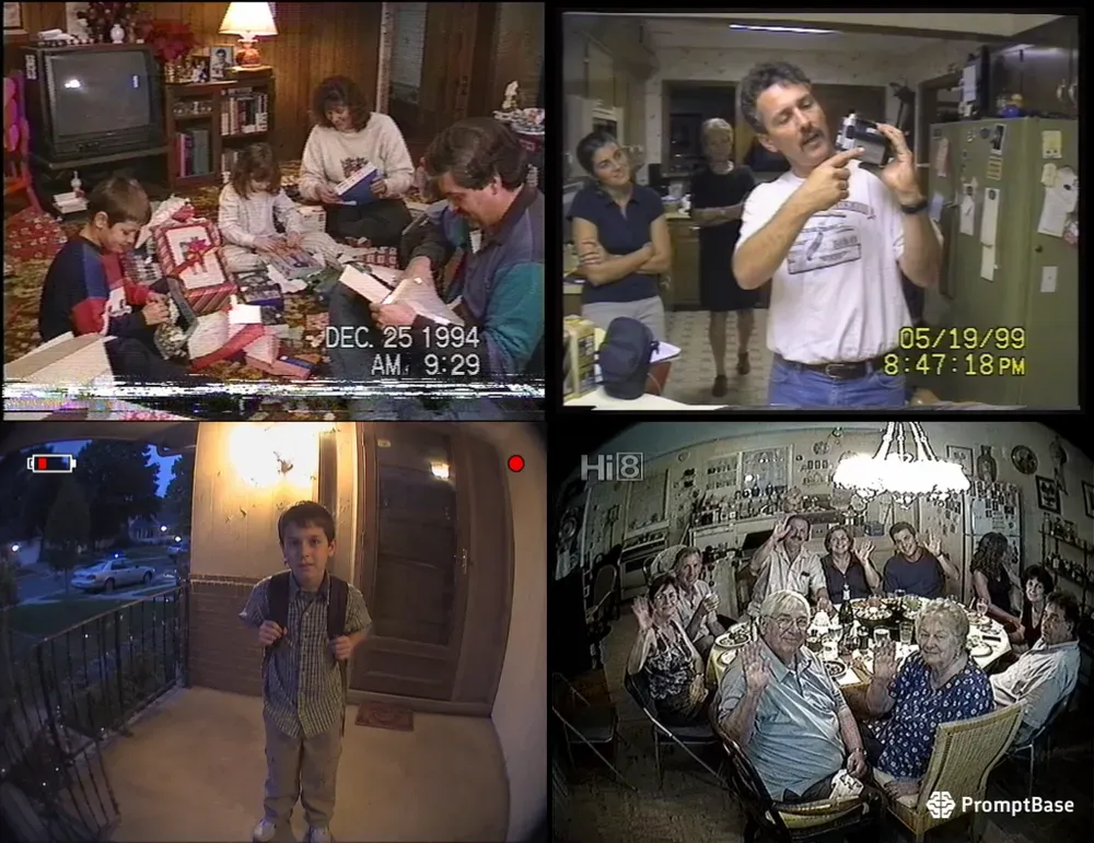 VHS Home Video Scene Generator