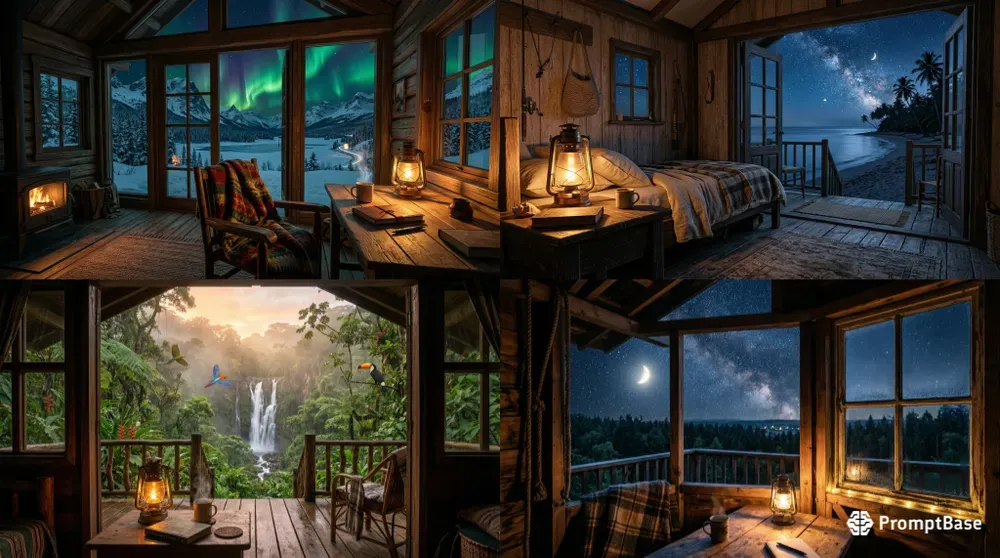 Cozy Rustic Cabin Interiors
