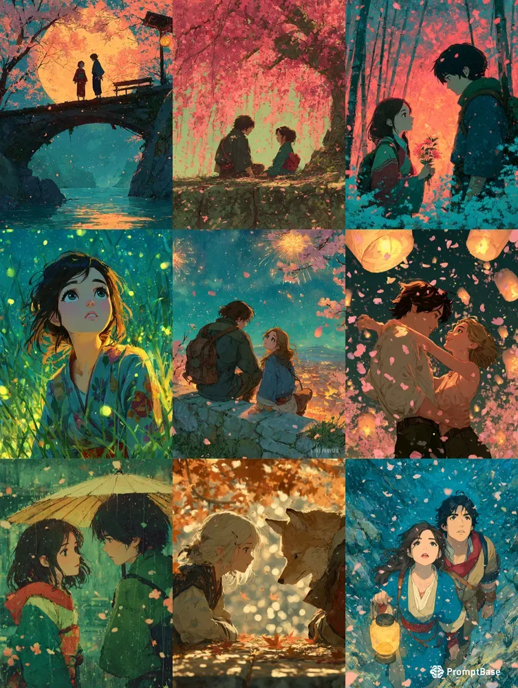 Asian Anime Romances