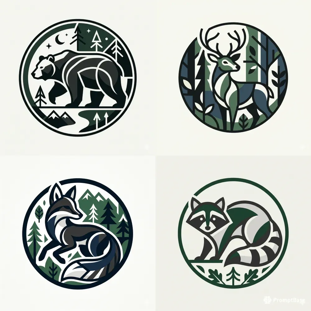 Modern Forest Creature Emblems