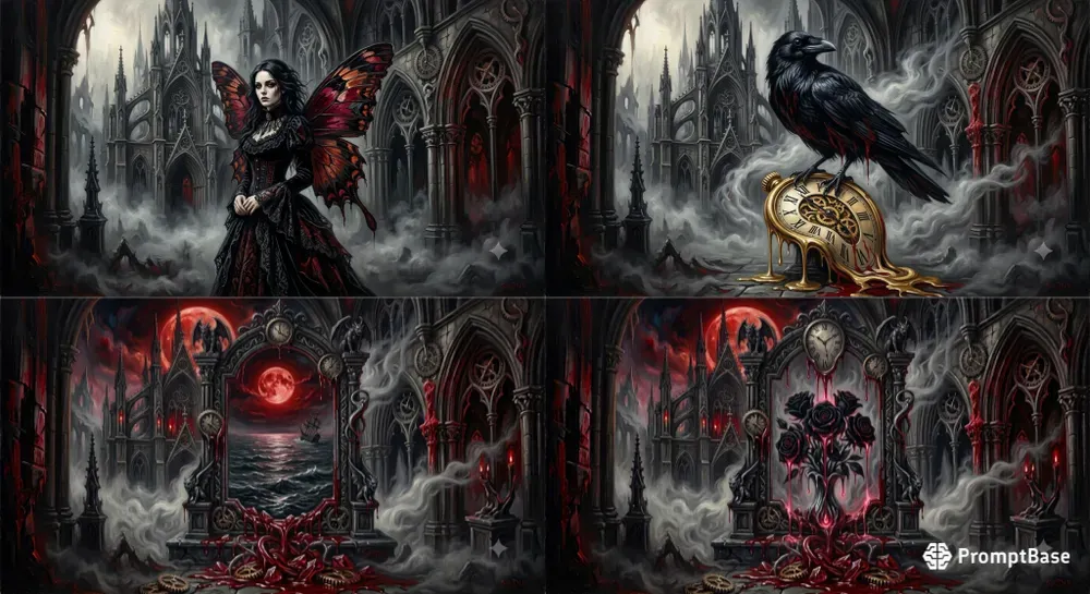 Dark Gothic Surreal Art Generator