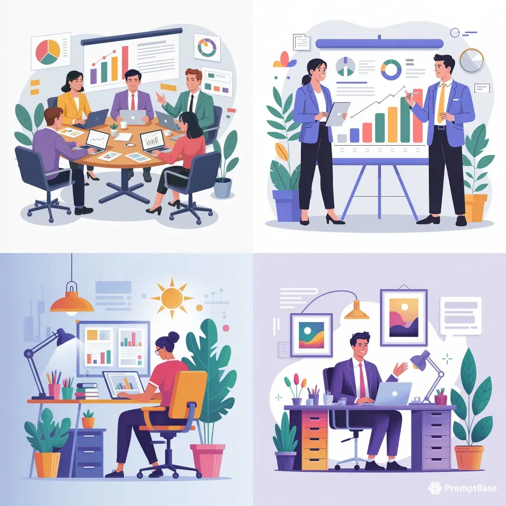 Business Vector Illustration Packs