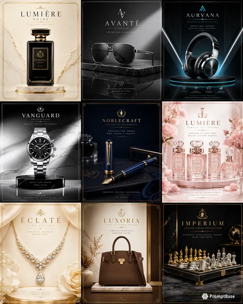 Luxury Product Advertising Collections