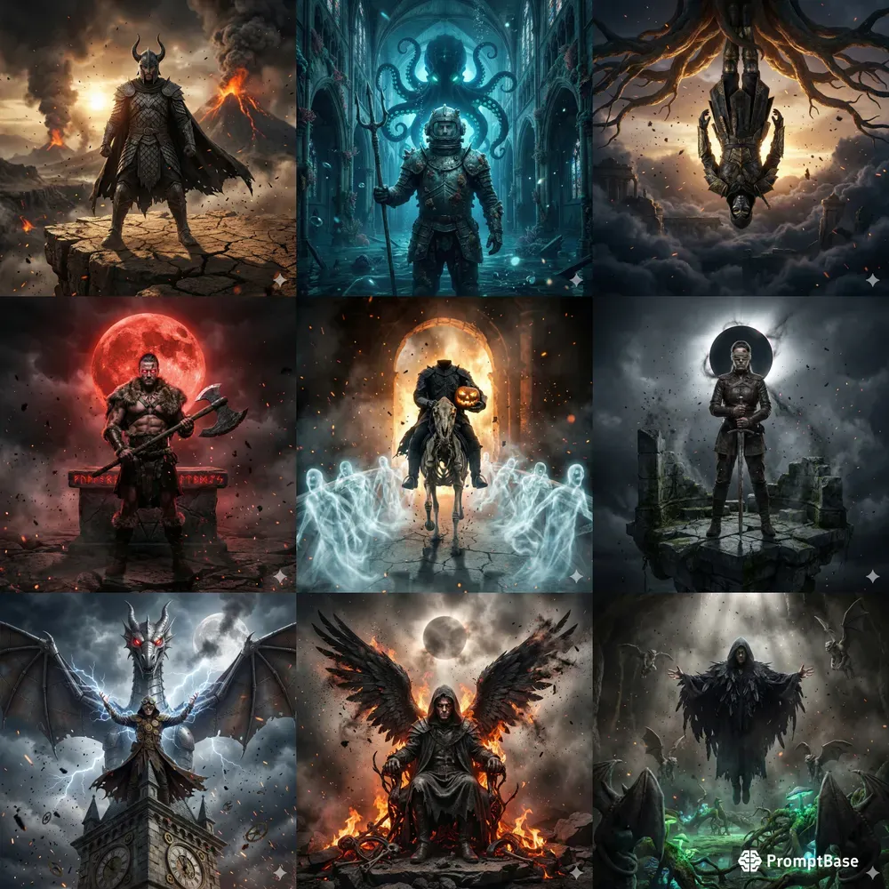 Dark Fantasy Heroic Portraits