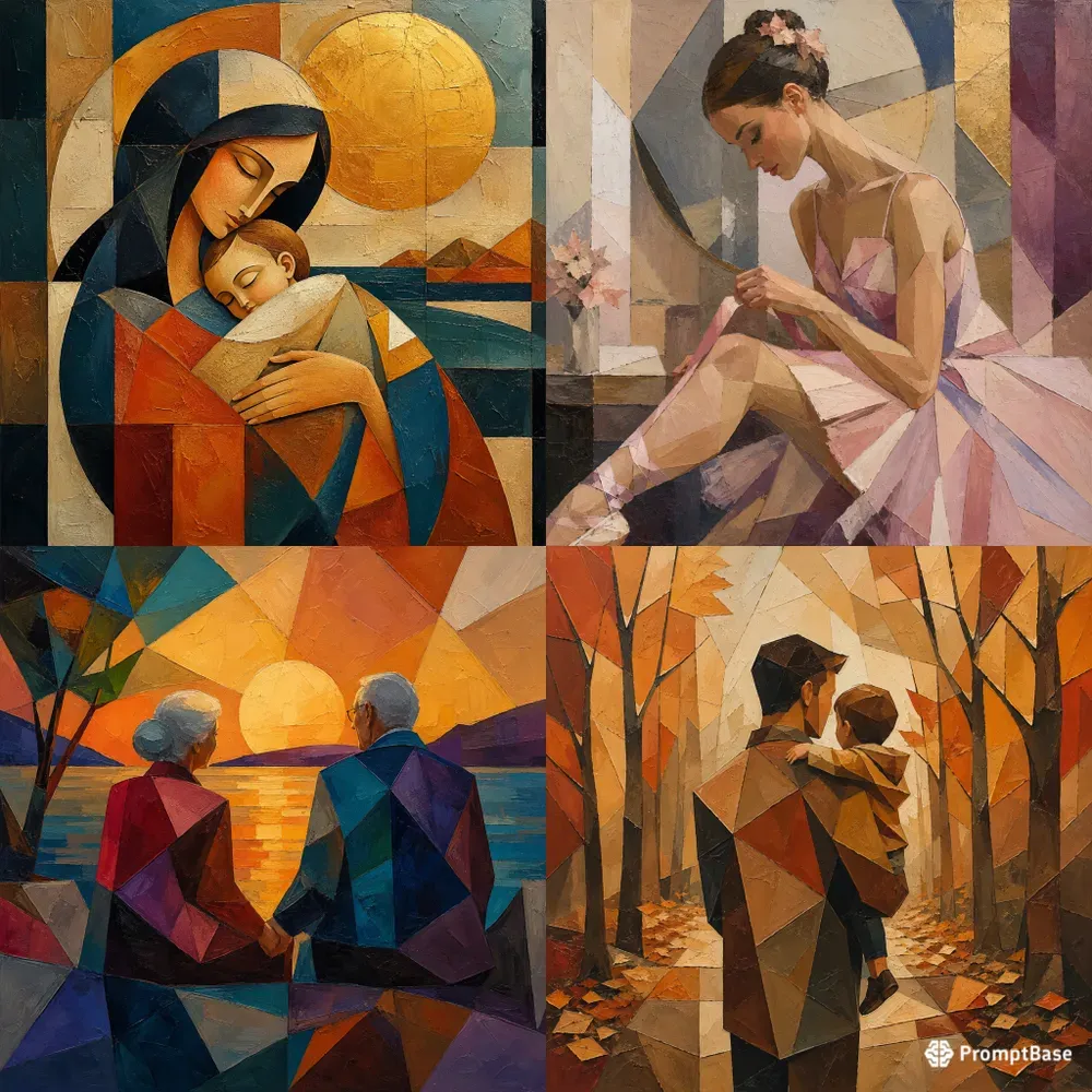 Emotive Geometric Portraits