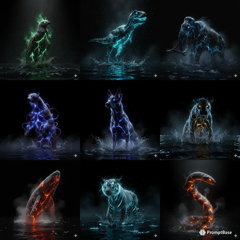 Volcanic Obsidian Beasts