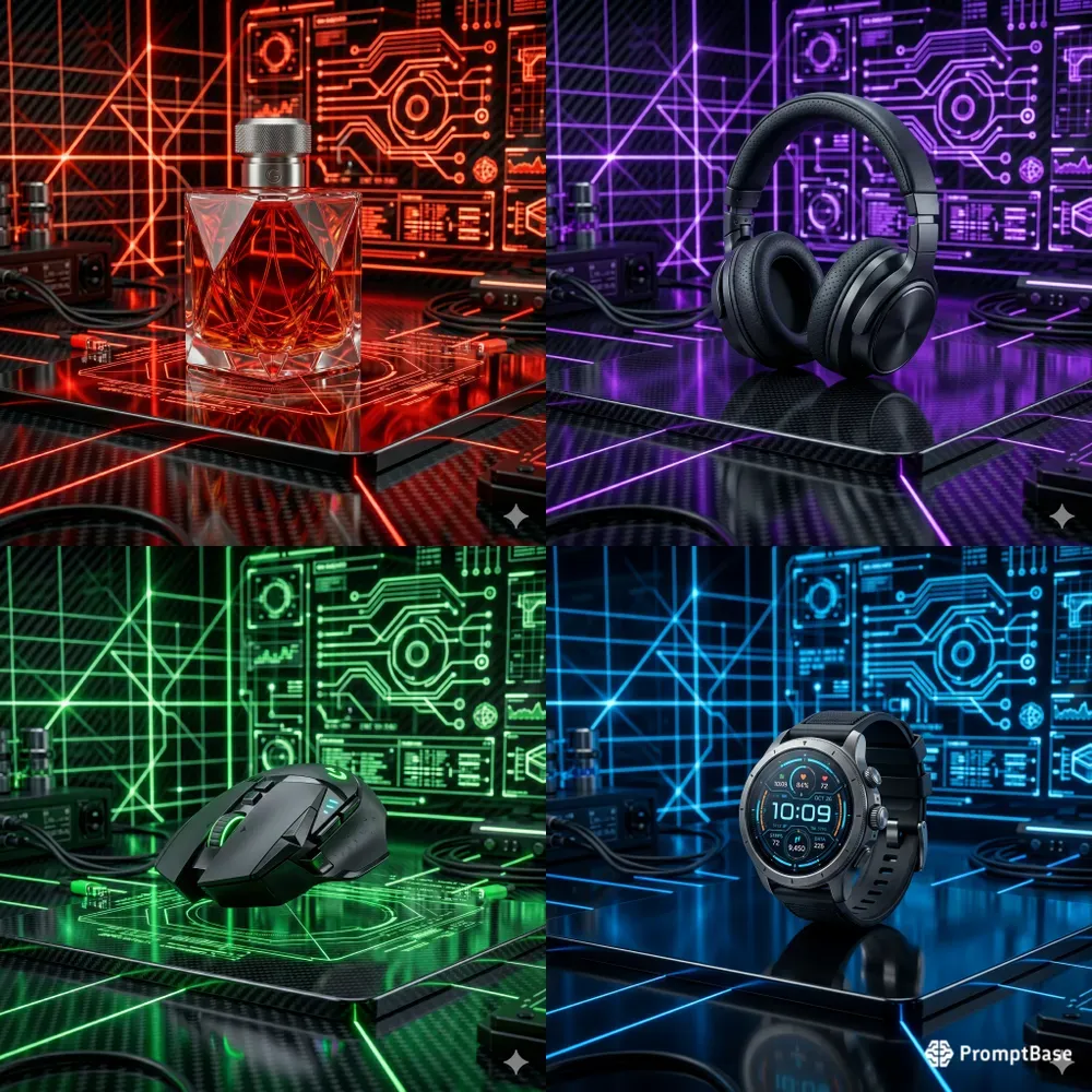 Futuristic Hightech Product Photography