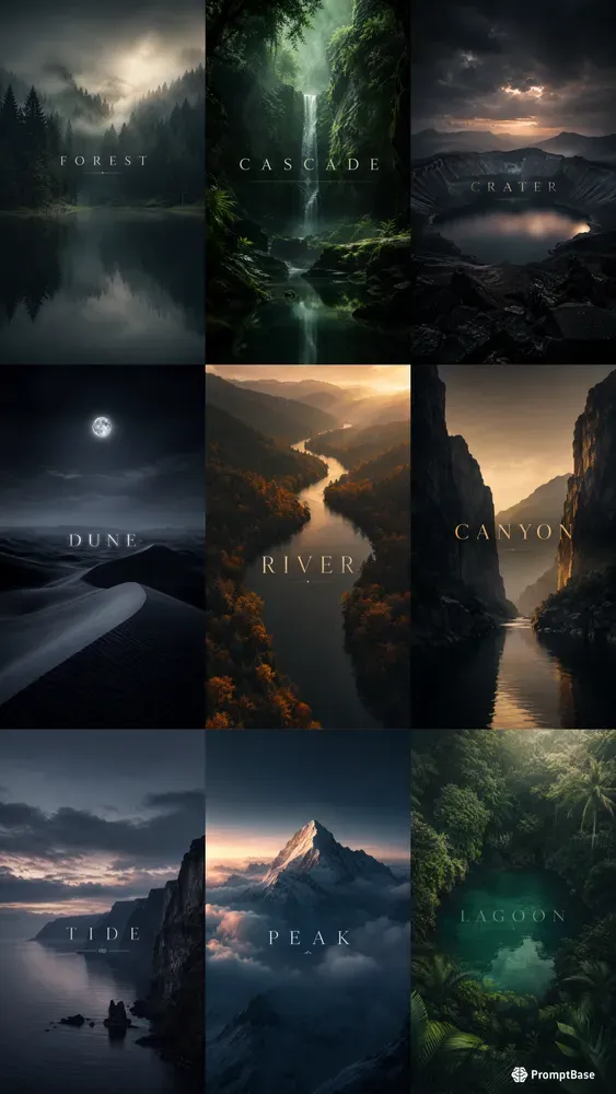 Luxury Dark Nature Wallpapers