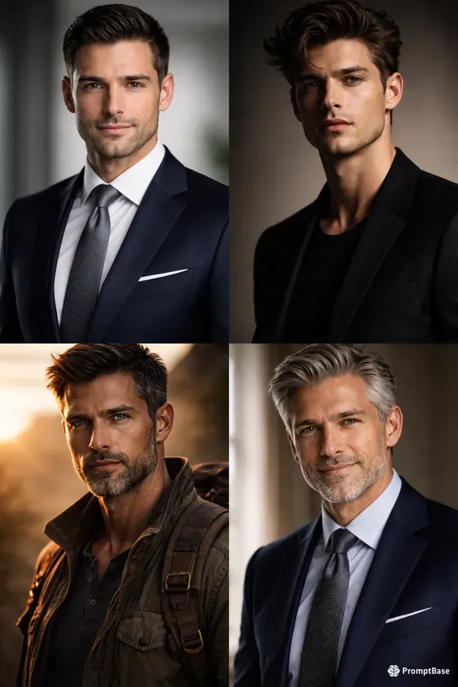 8K Photorealistic Man Portraits