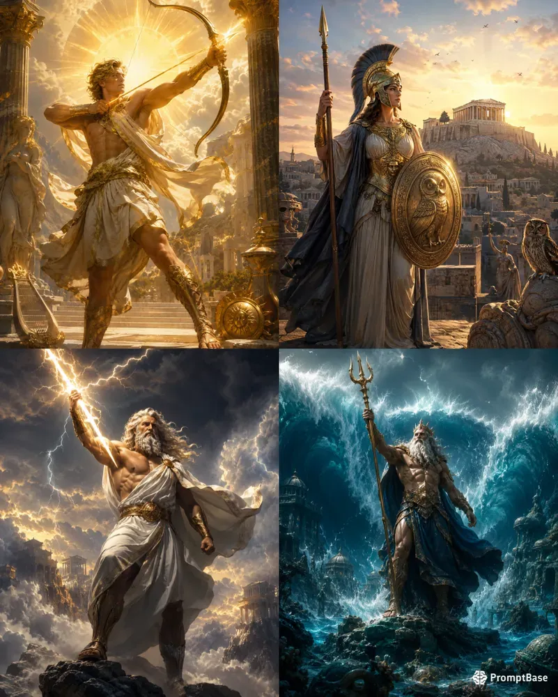 Greek Mythology Cinematic Art Masters