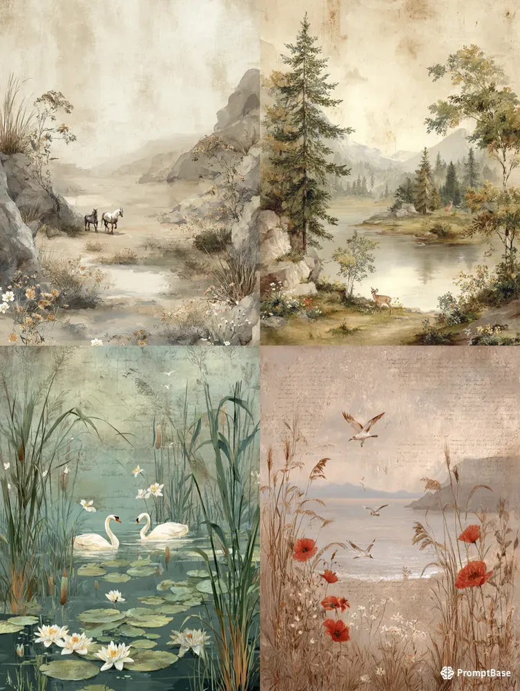 Painted Sanctuary Scenes