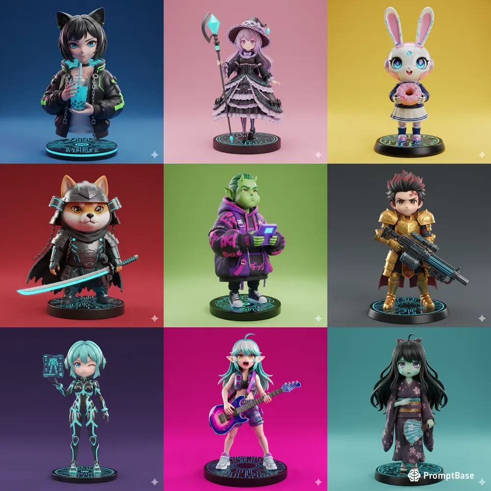 3D Anime Vinyl Collectibles