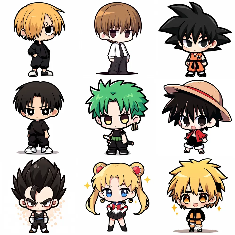 Kawaii Chibi Anime Characters