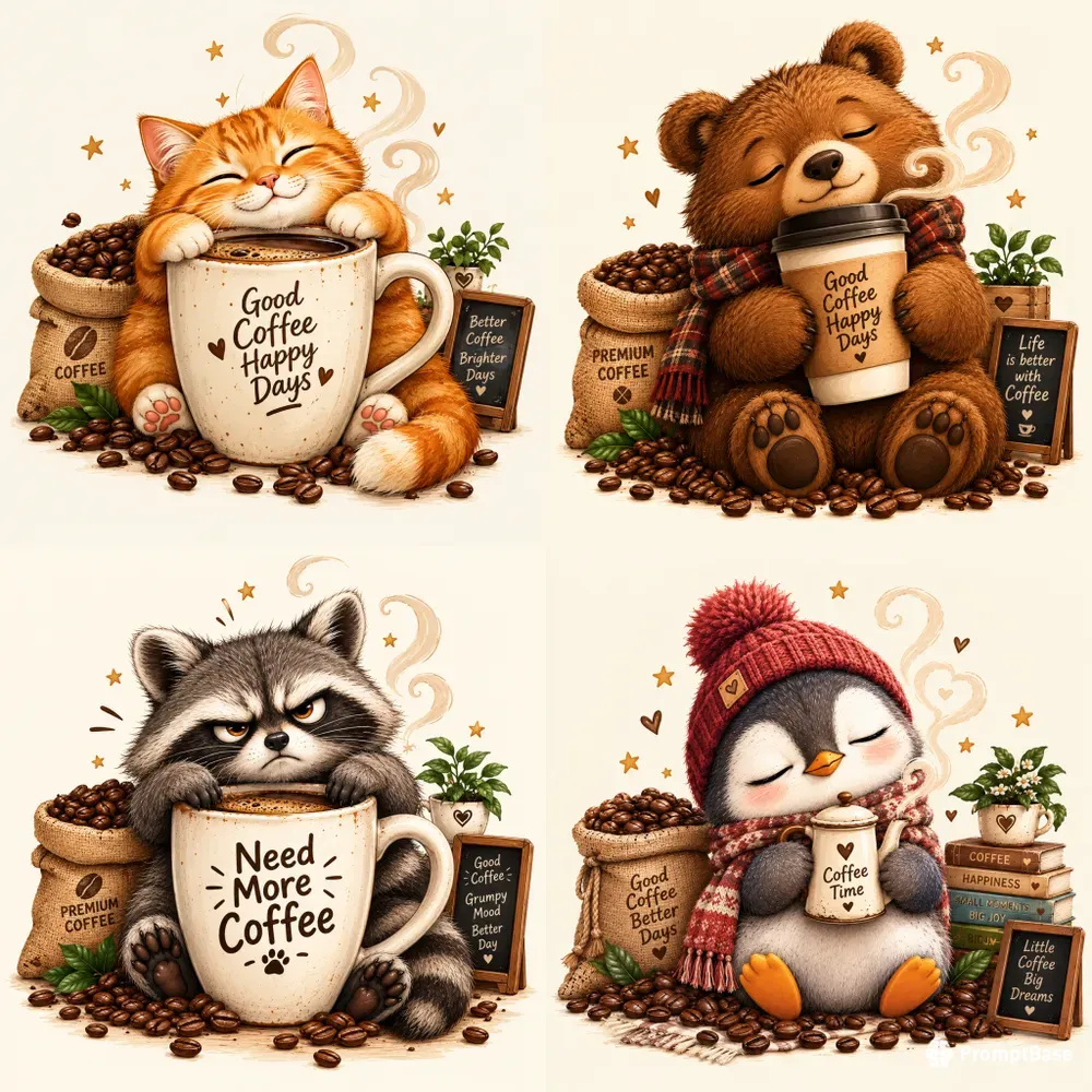Coffee Animals
