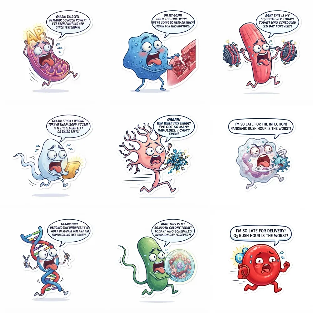 Cute Medical Stickers Generator