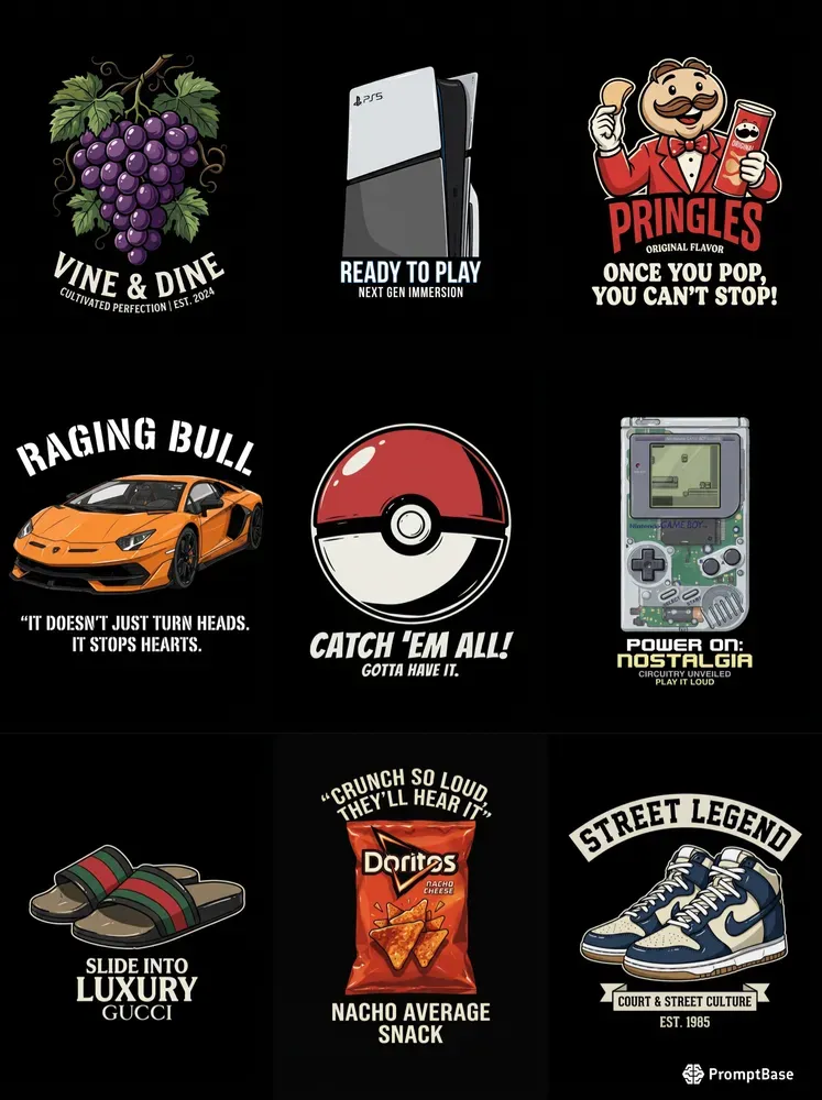 Flat Vector Editorial Tshirt Designs