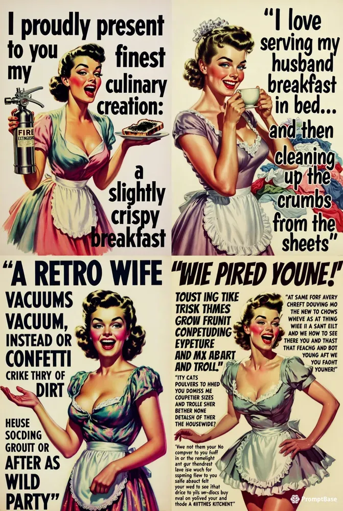 Retro Housewives Humor Packs