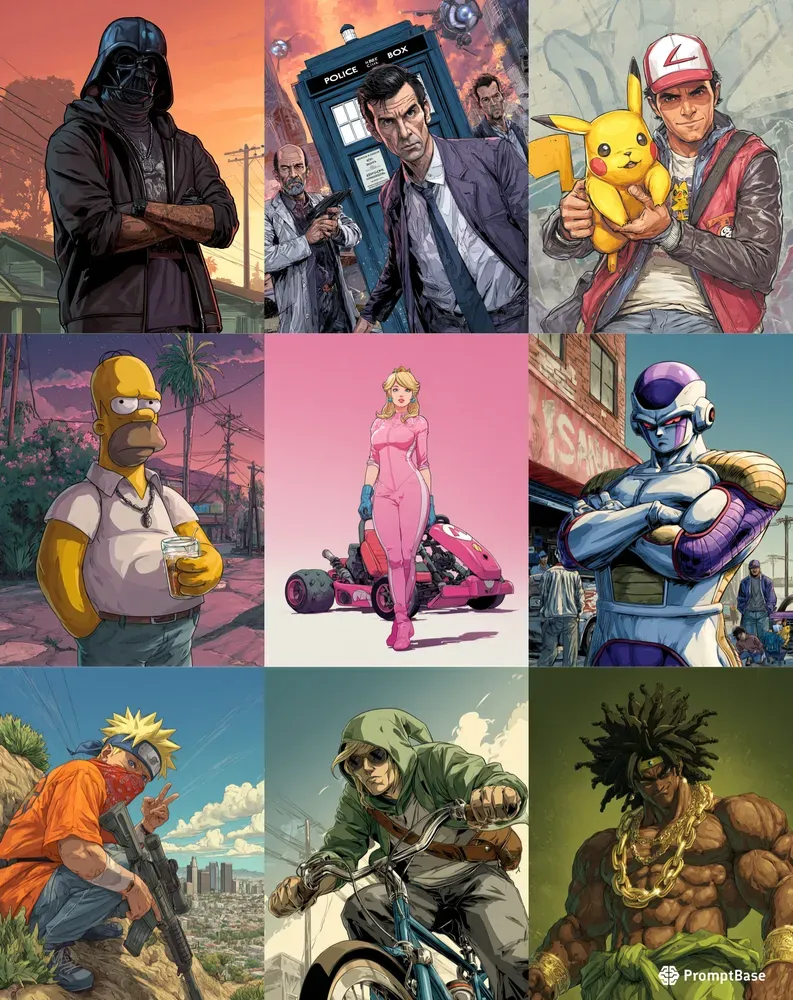 Gta 5 Comic Cartoon Pop Cultures