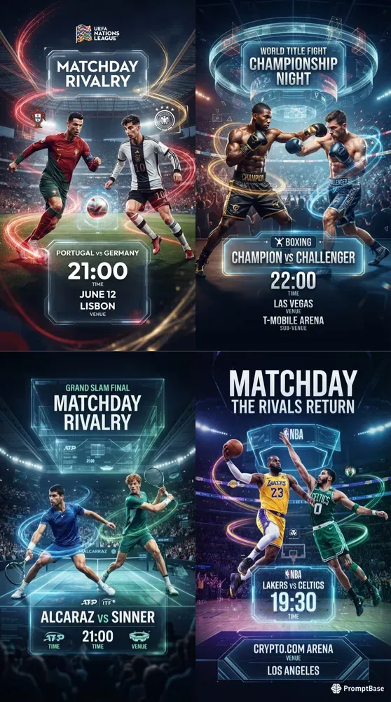 Futuristic Matchday Announcements