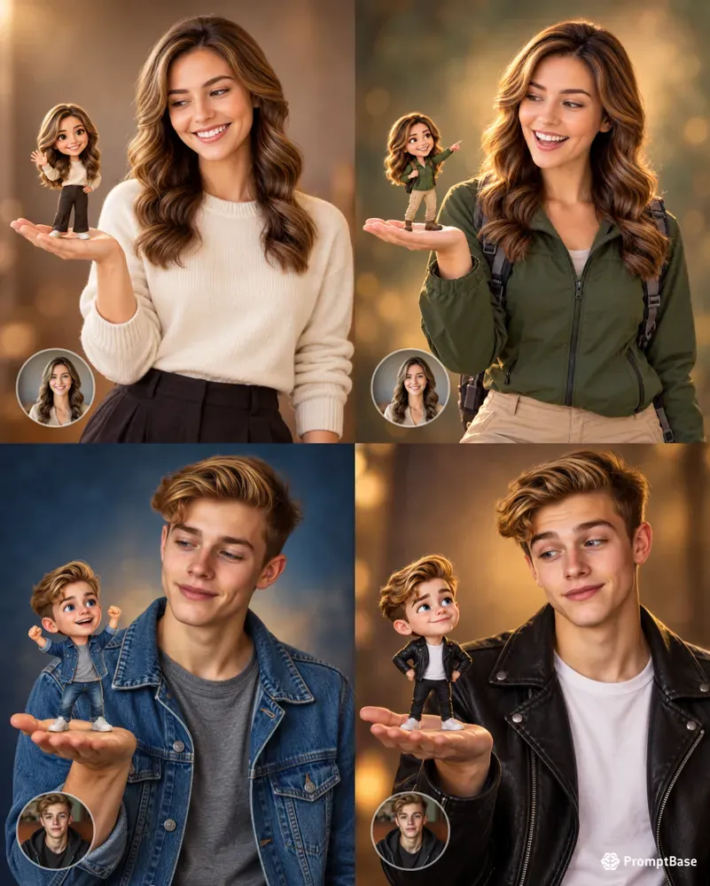 Me My Mini Cartoon Twins
