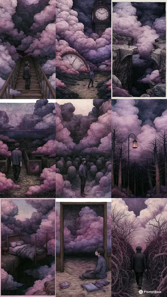 Surreal Mindscape Phobia Graphic Novels