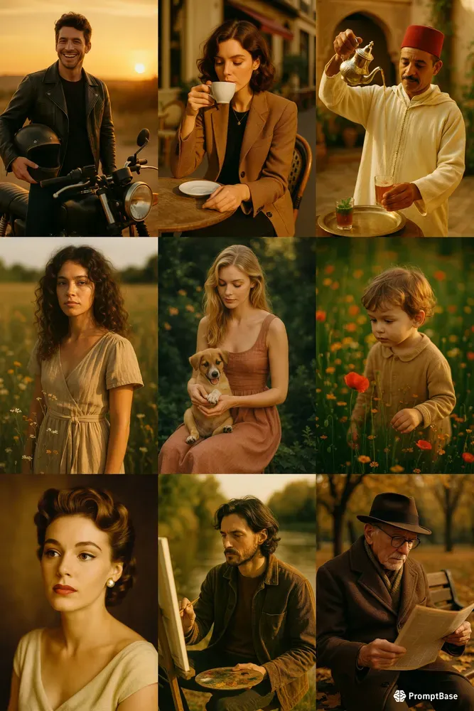Vintage Kodak Cinematic Portraits