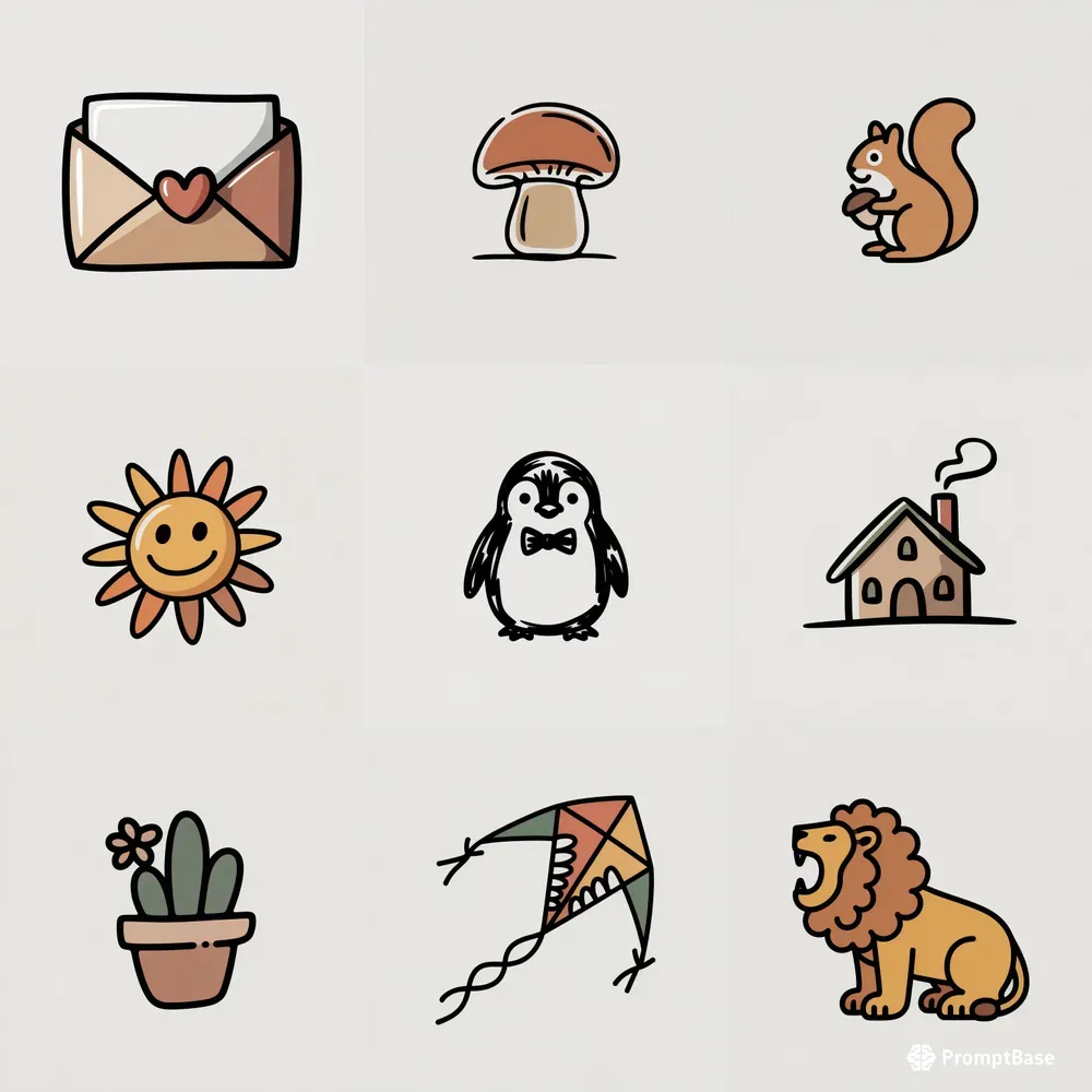 Minimalist Naive Simple Illustrations