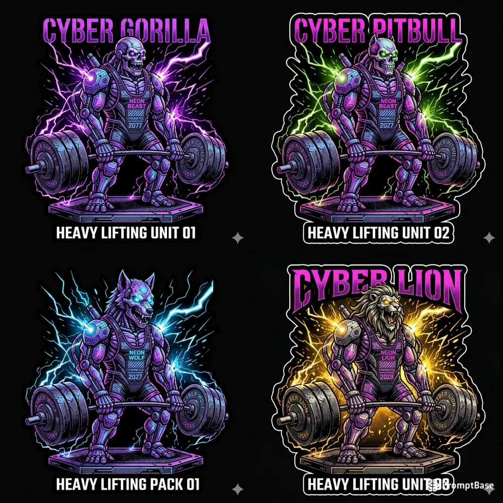 Nano Banana 2 Neon Cyber Gym Tshirts