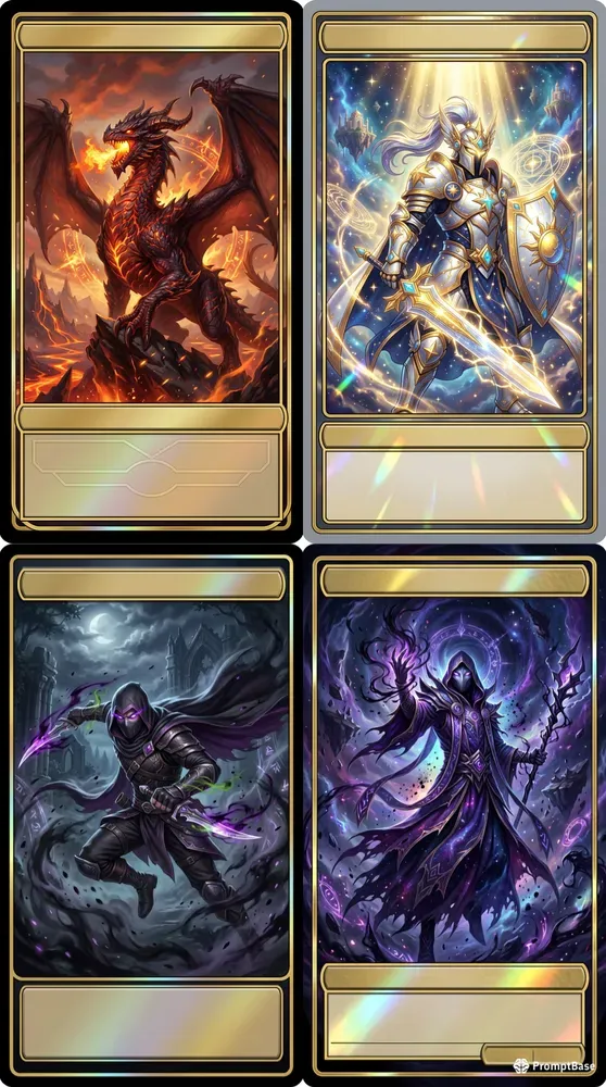 Fantasy Tcg Trading Cards