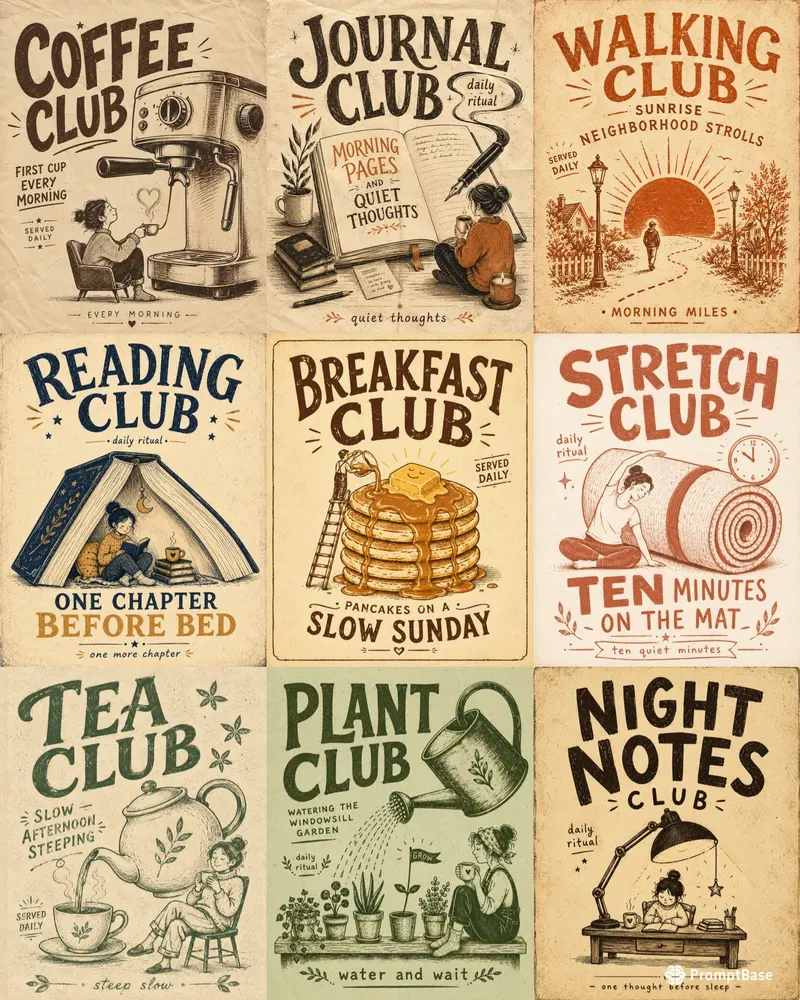 Daily Ritual Club Posters