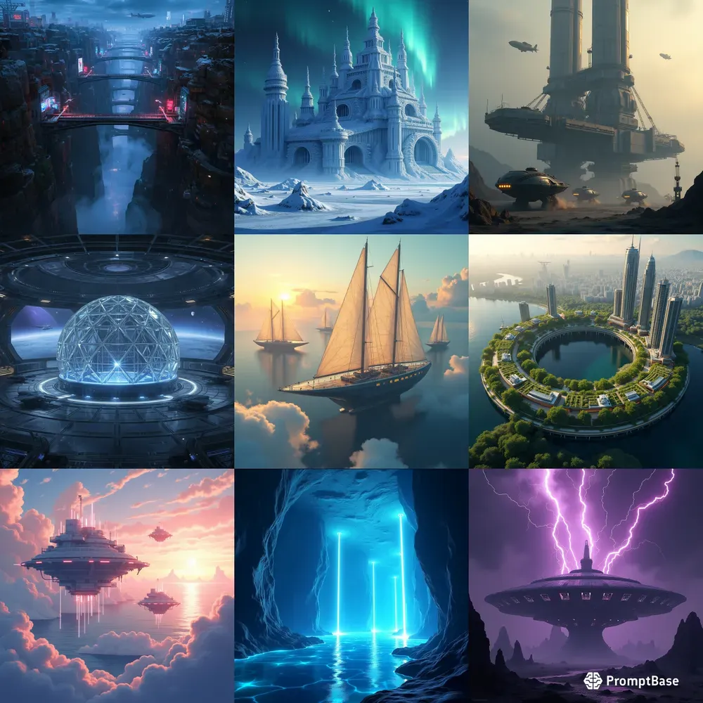 Highdetail Scifi Worlds 8K