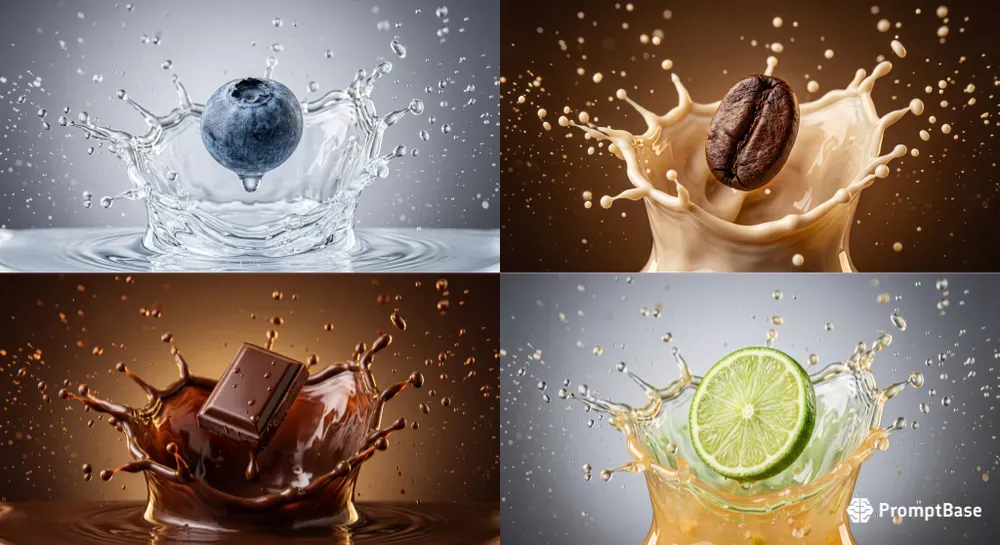 Commerce Studio Macro Splash Photography