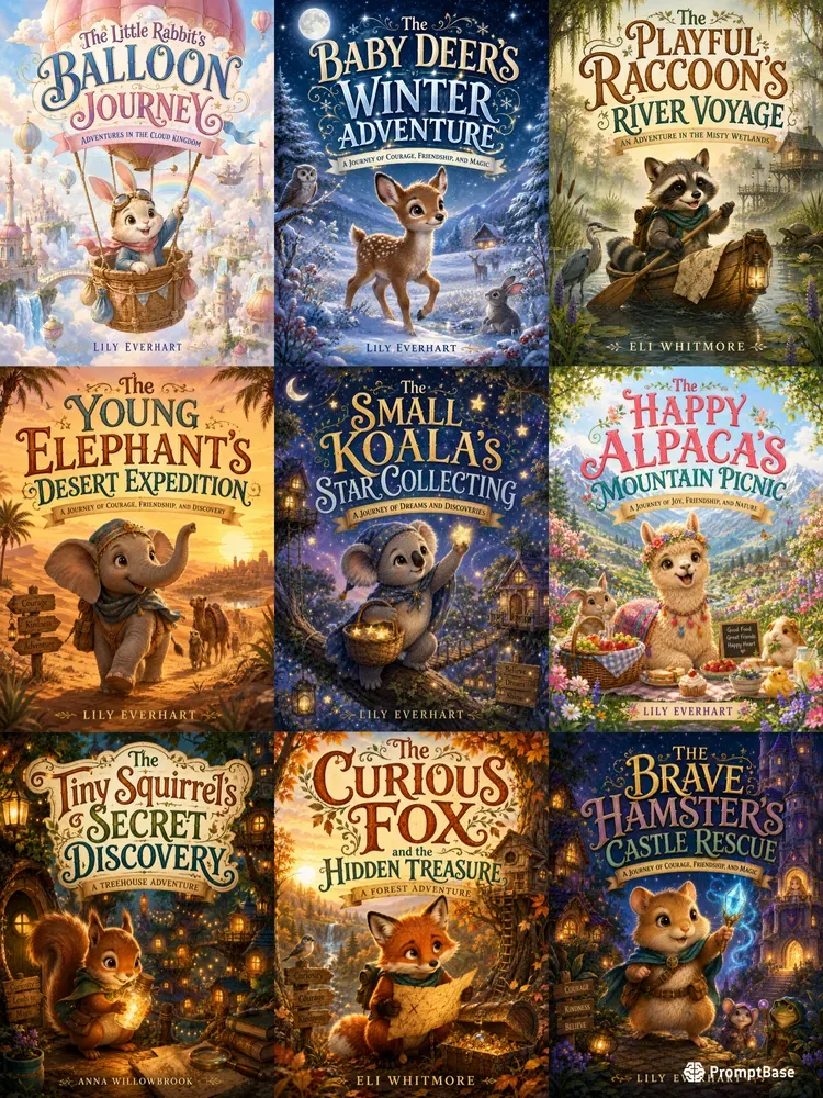 Whimsical Childrens Book Cover Designs