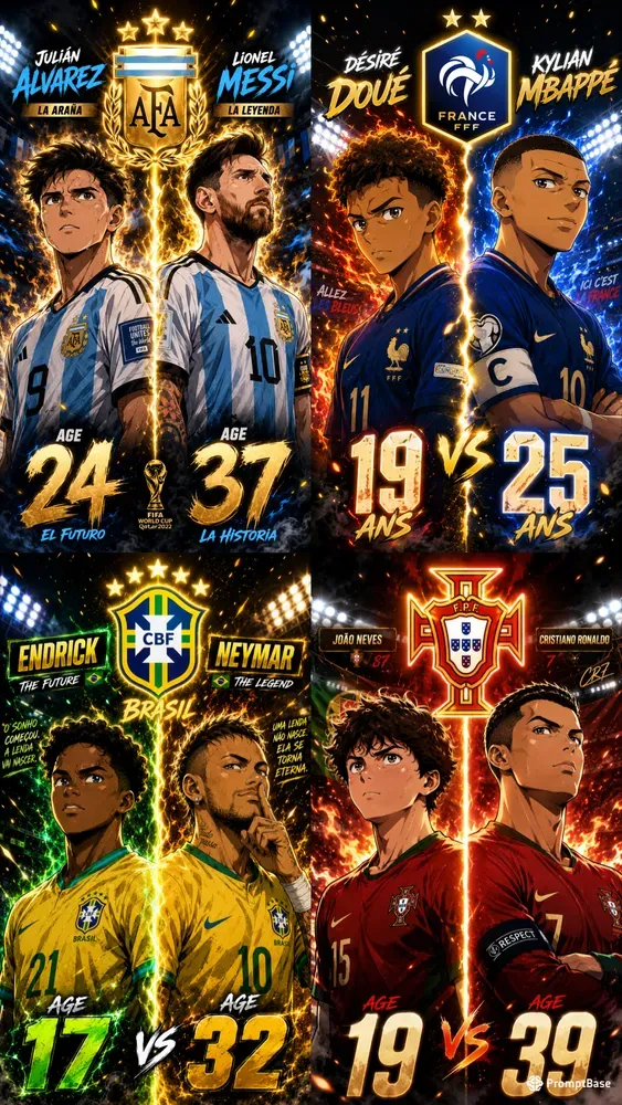 New Promises Vs Legends Fifa World Cups