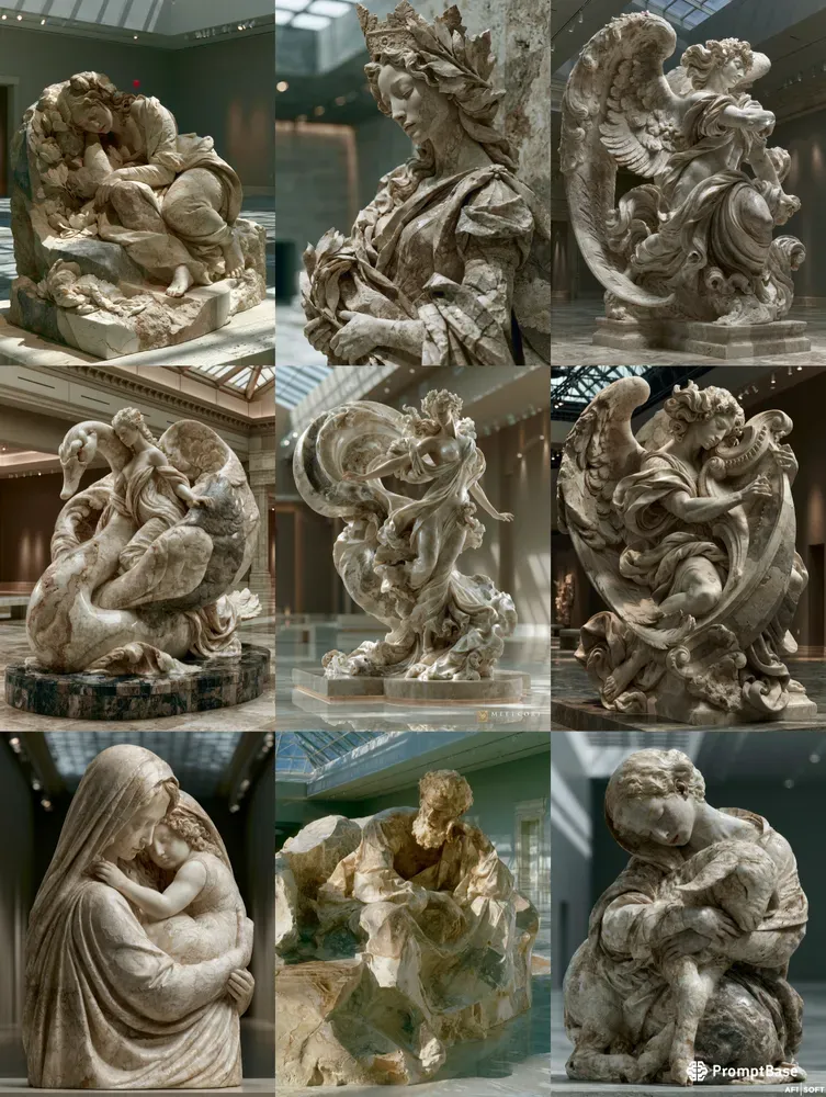 Renaissance Marble Sculptures