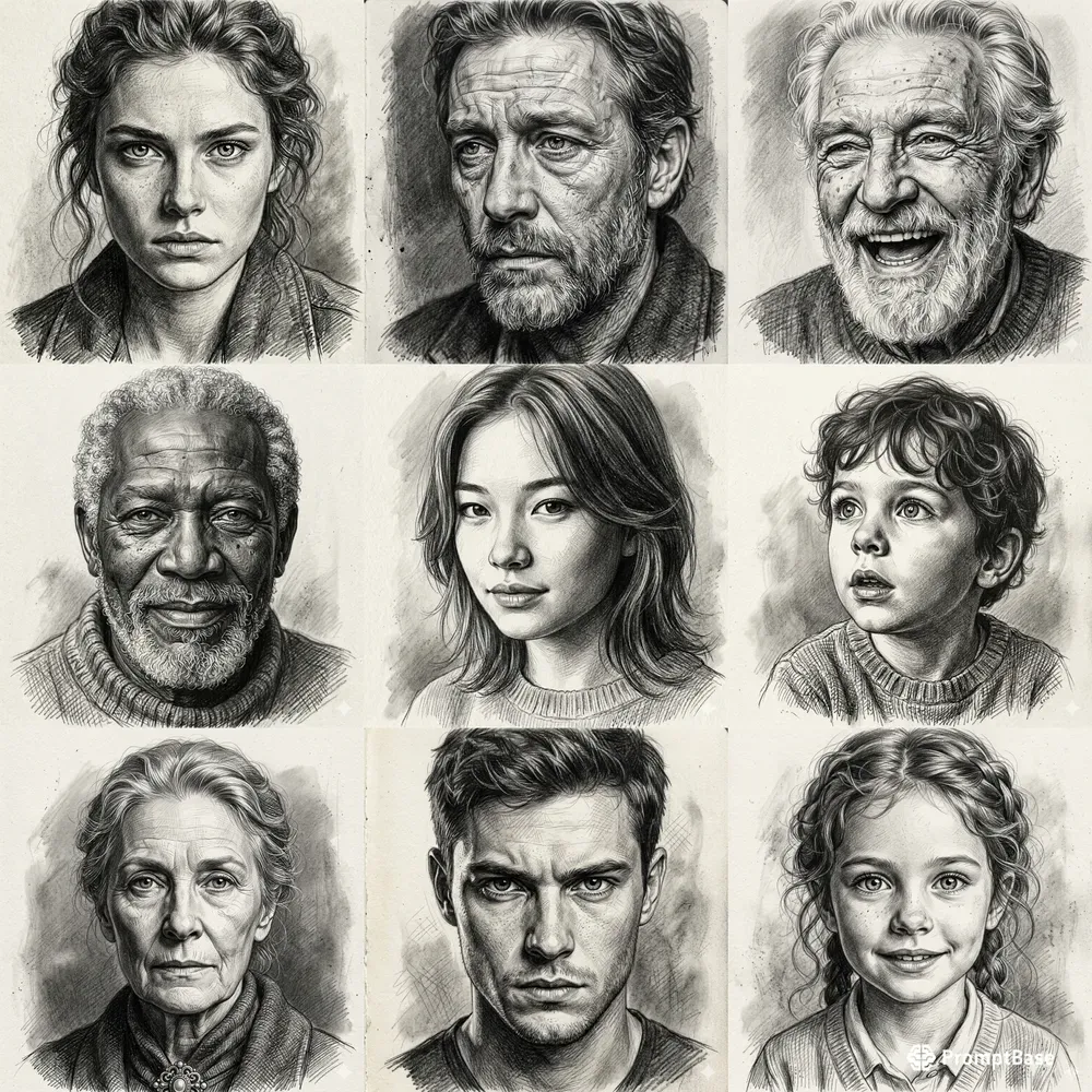 Pencil Sketch Portrait Generator
