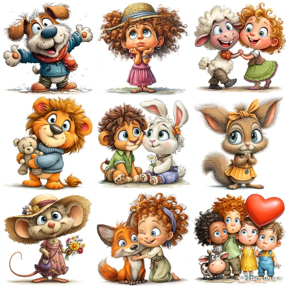 Cute Fairy Tale Characters