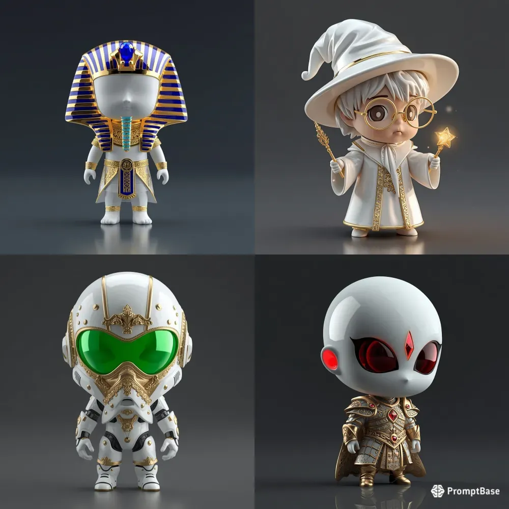 Luxury 3D Popculture Chibi Figures
