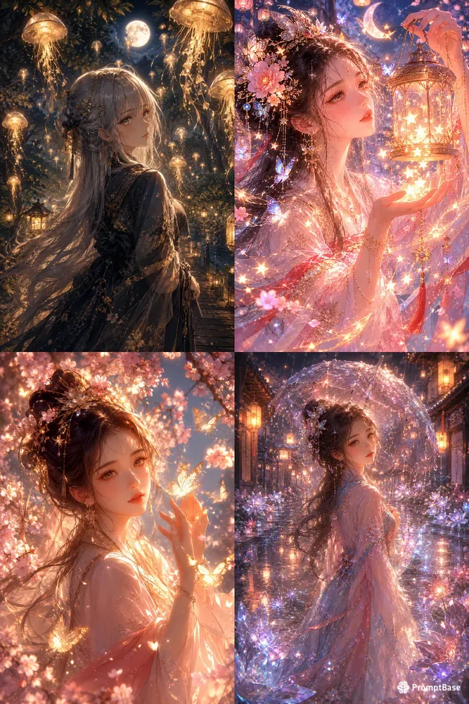 Dreamy Anime Magic Portraits