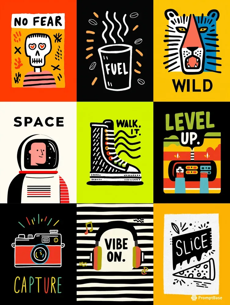 Minimalist Vector Tees