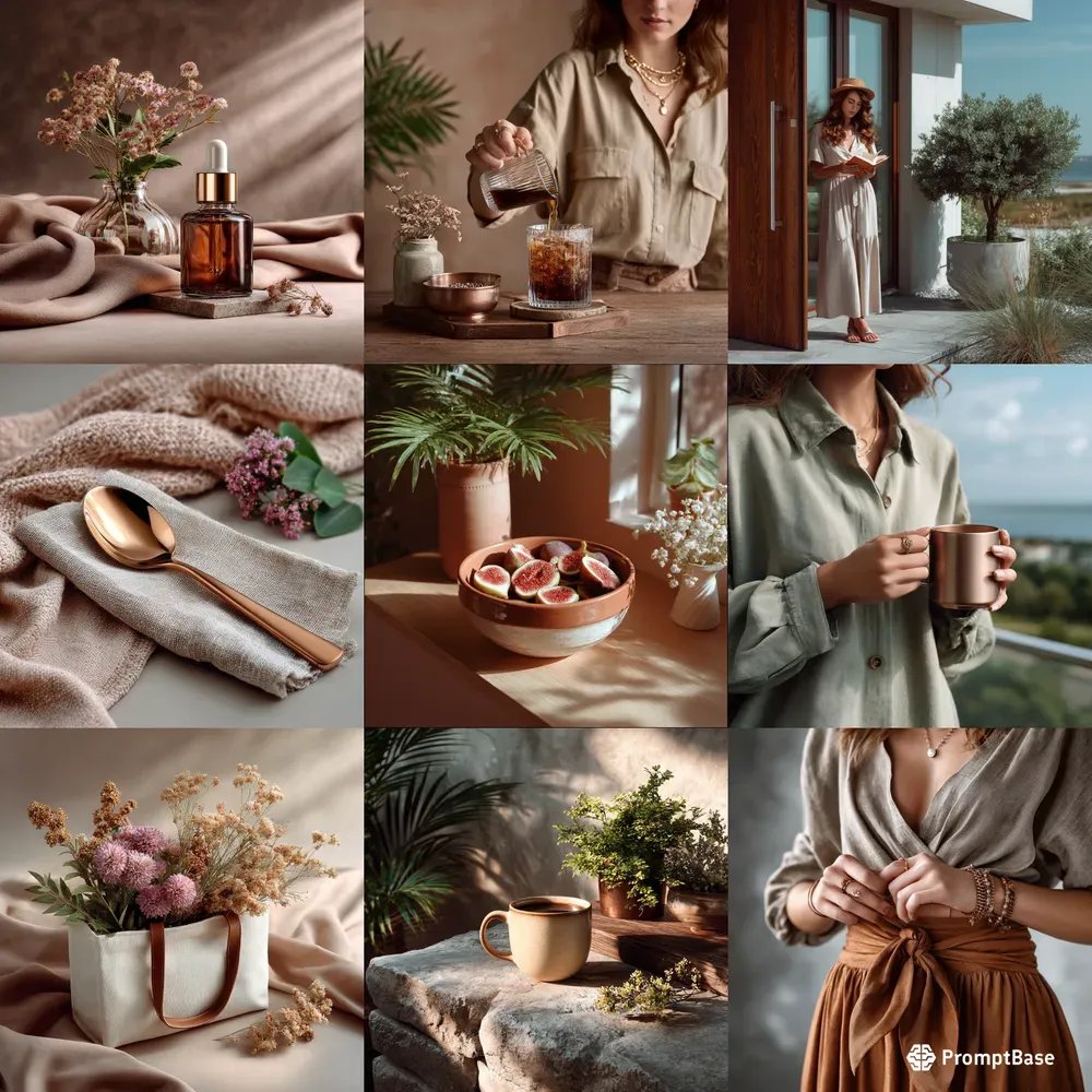 Bronzed Simplicity Earthy Aesthetic Vibes