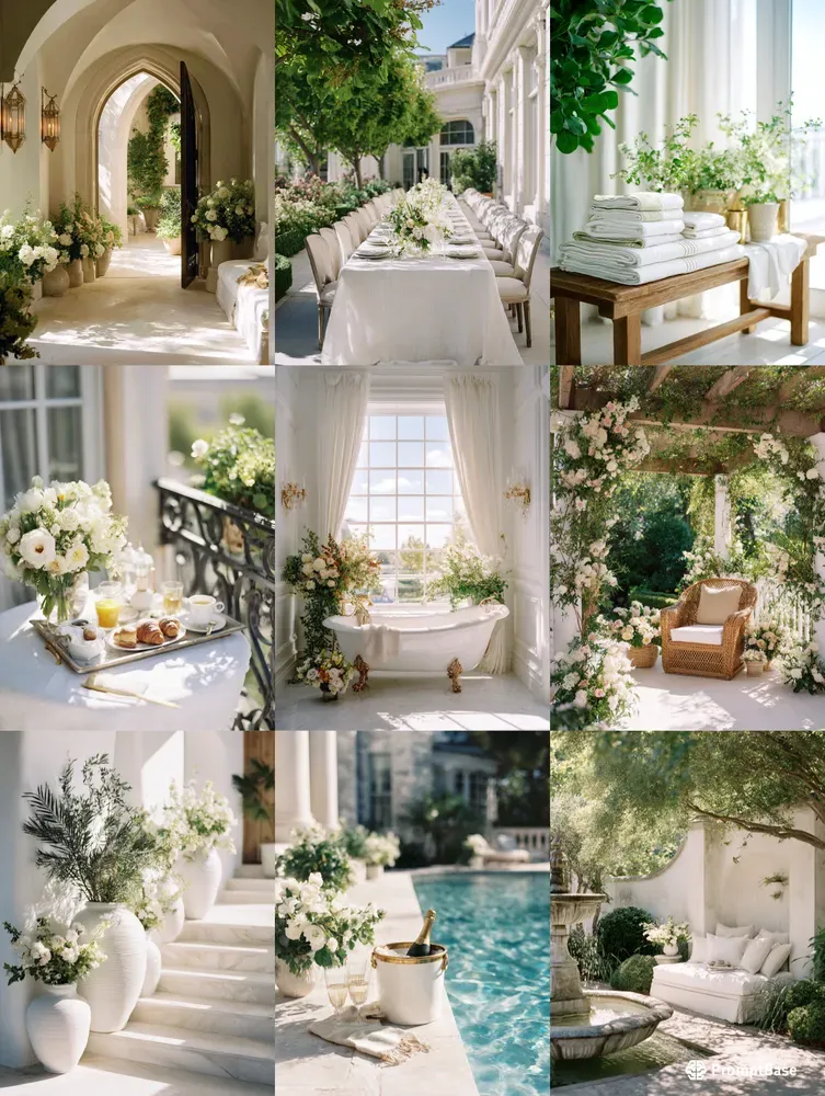 Luxury White Lifestyle Editorial Photos