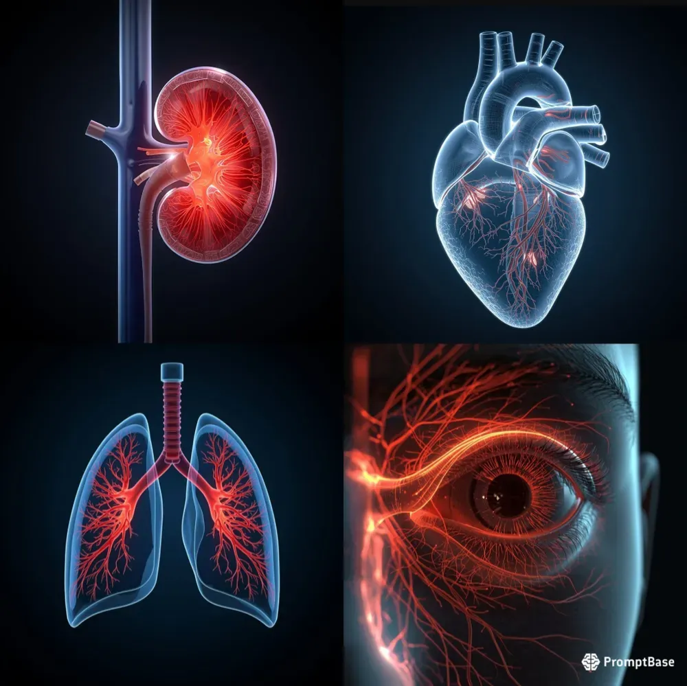 Luminous 3D Medical Anatomy Illustrations