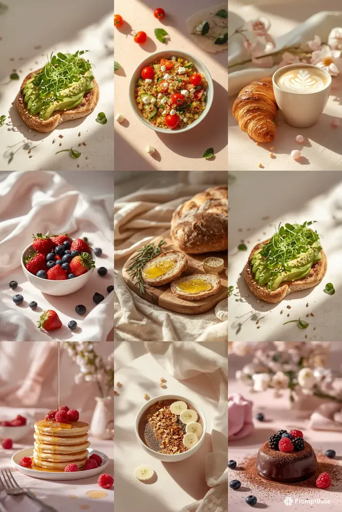 Soft Aesthetic Culinary Photography