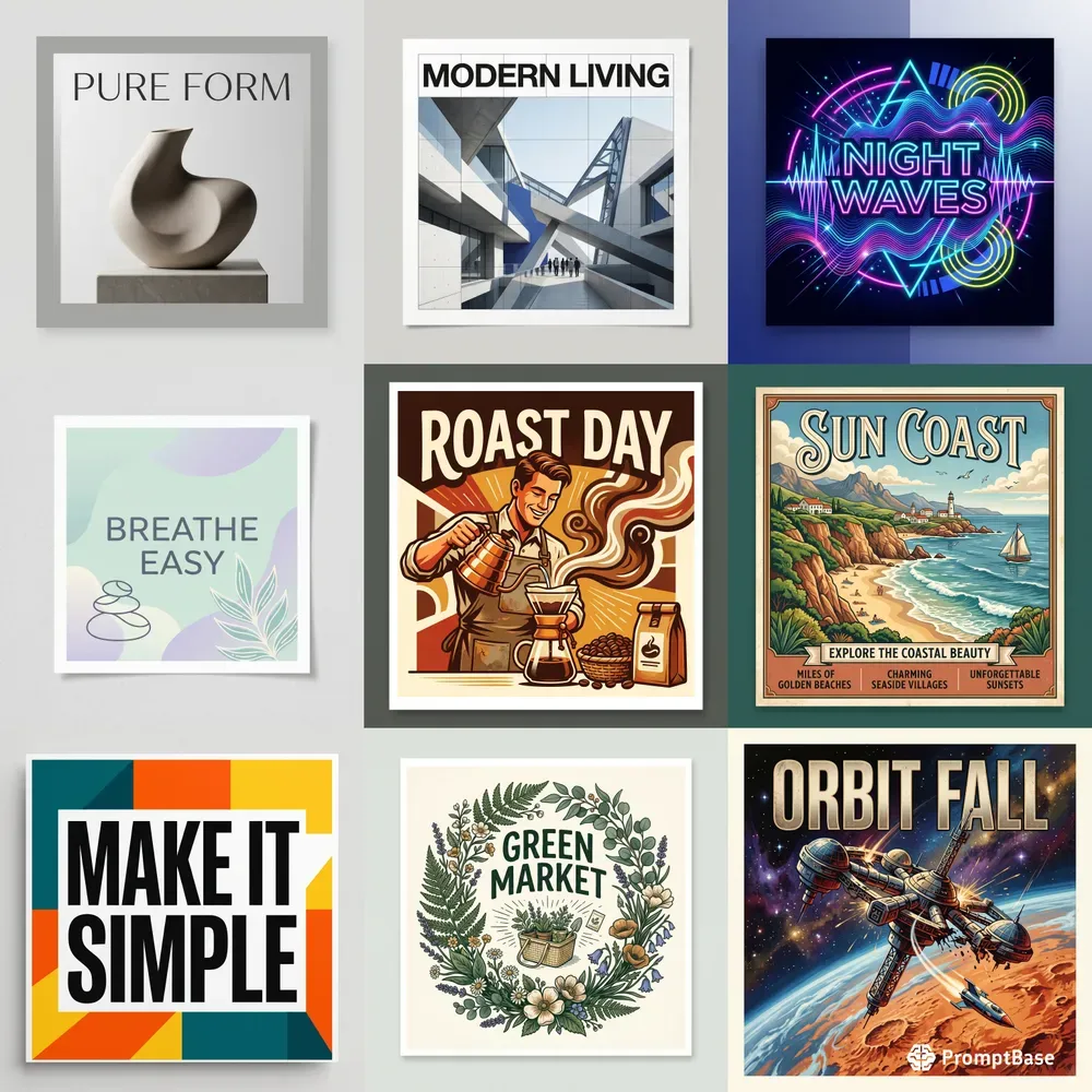 Modern Poster Design Studios